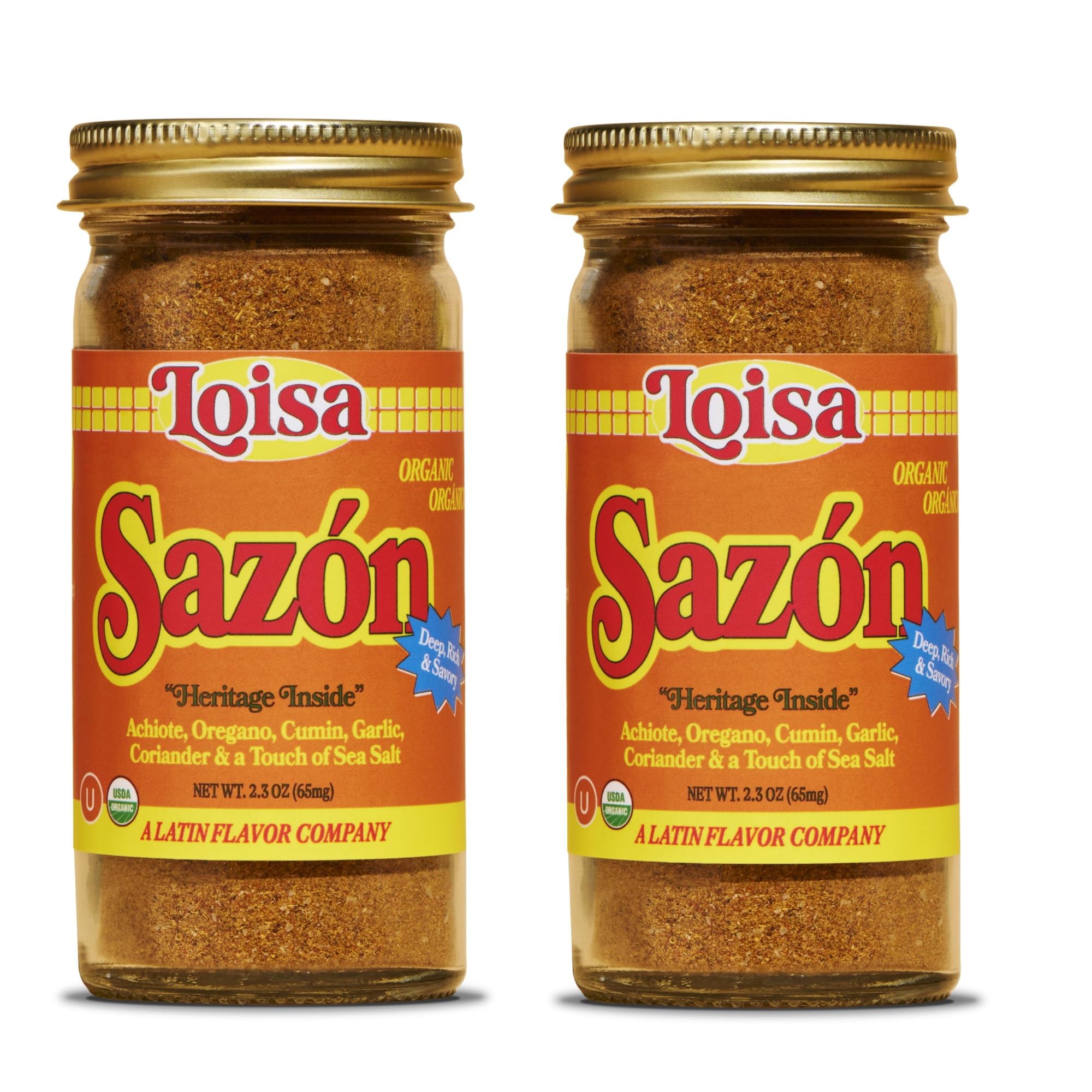 Loisa pack doble de sazonadores mostrando frascos y conveniencia