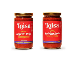 Loisa sofrito rojo pack frontal mostrando envase y etiqueta, conveniencia en la despensa