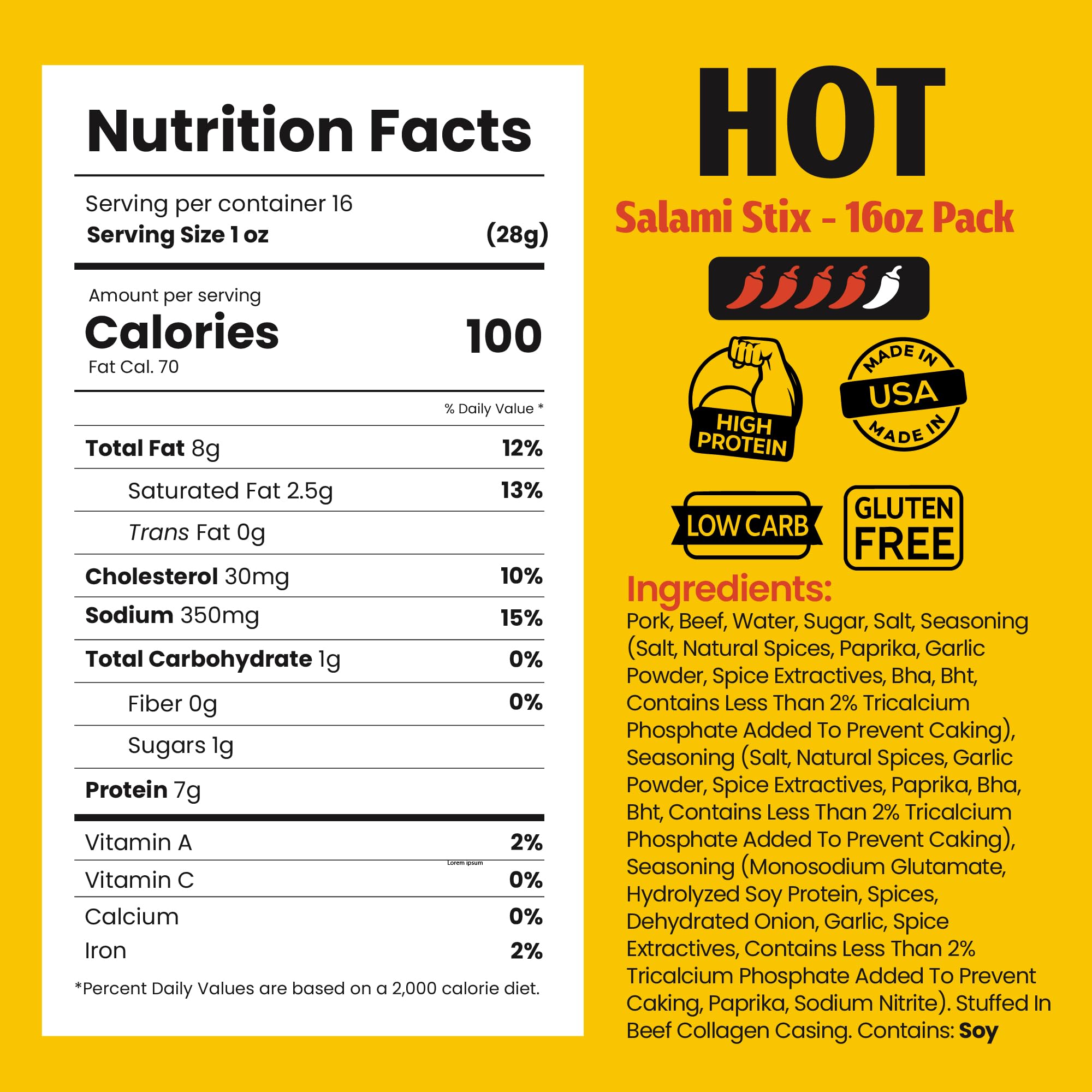 Long John Snacks textura del corte ahumado con masticabilidad visible