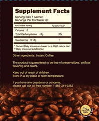 Longreen taza preparada con Ganoderma Coffee y opción rápida sin azúcares