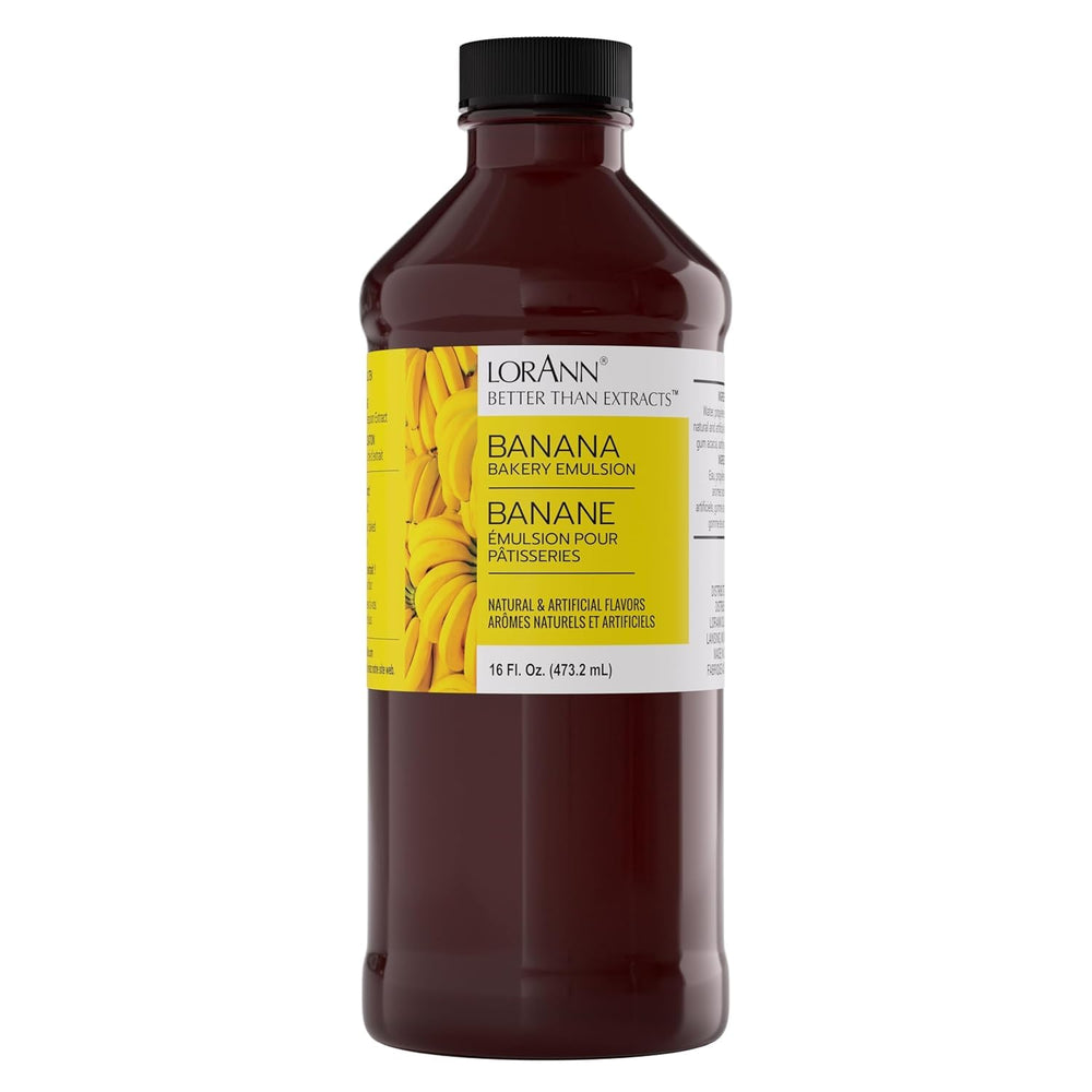 LorAnn Oils botella frontal de emulsión de banana, aroma potente