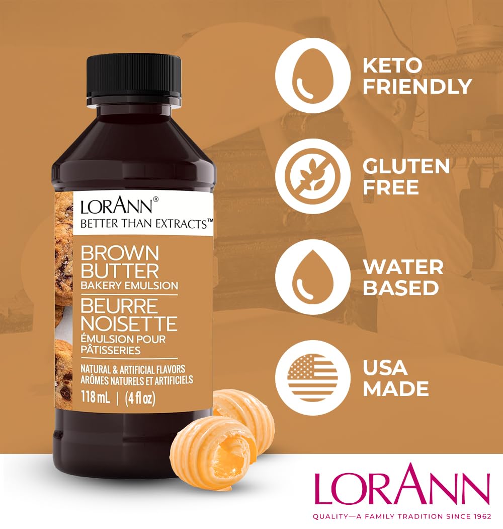LorAnn Oils etiqueta del producto con información clara que facilita uso en recetas profesionales