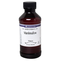 LorAnn Marshmallow botella frontal mostrando etiqueta y tamaño útil