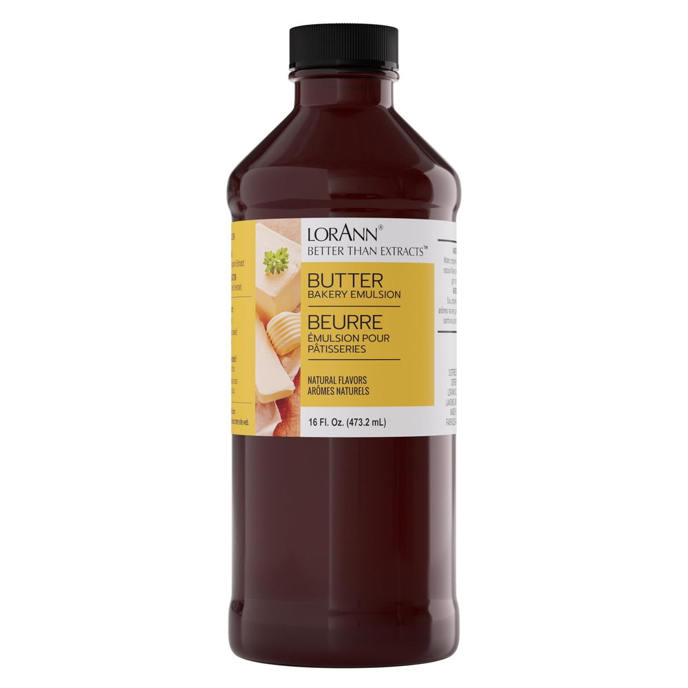 LorAnn Oils botella frontal mostrando etiqueta y tamaño 16 oz, fácil identificación