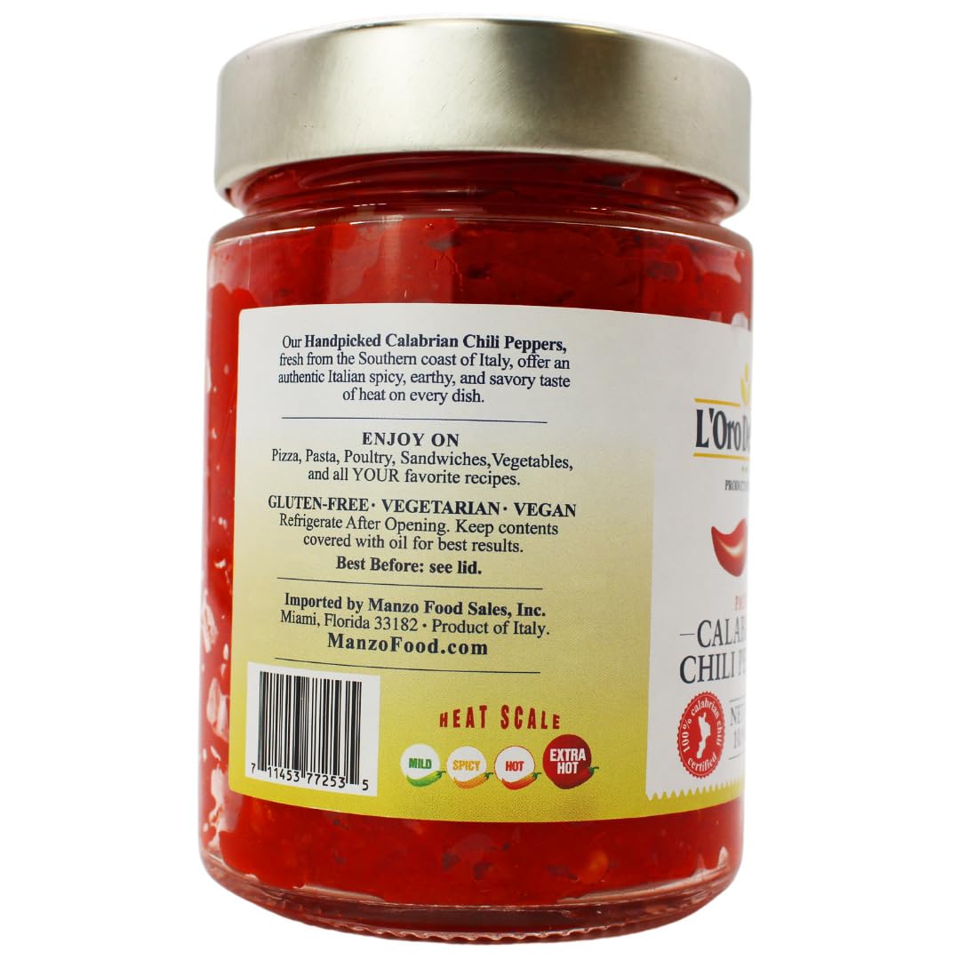 L'Oro Del Sud aceite y rodajas en detalle que preservan sabor y aroma