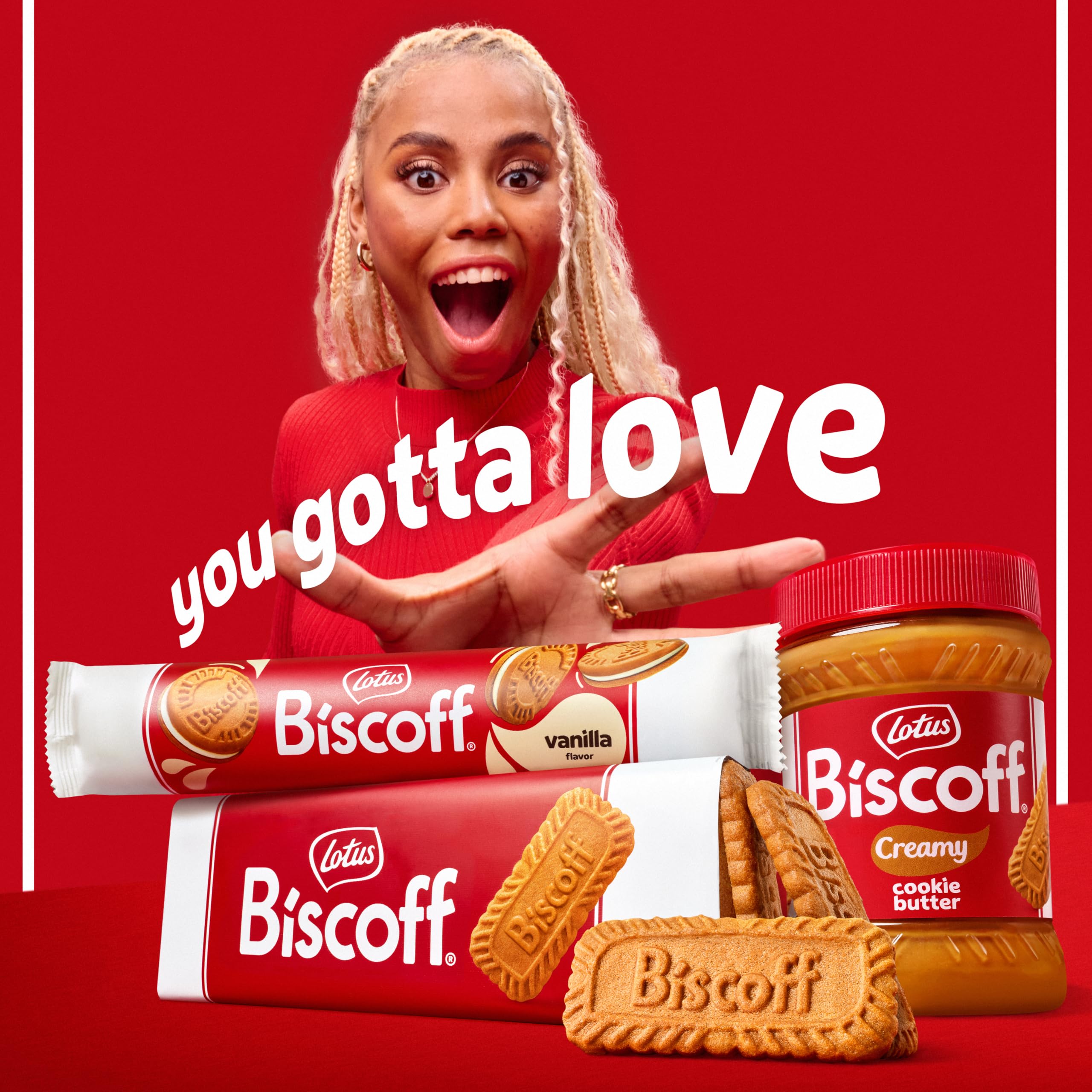 Lotus Biscoff textura cremosa en cuchara fácil de untar