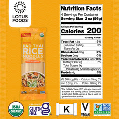 Lotus Foods primer plano textura de fideos mostrando firmeza