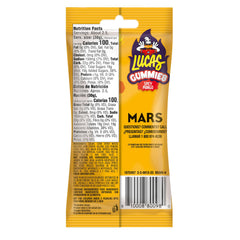Lucas primer plano de textura gomosa que resalta sabor y masticabilidad