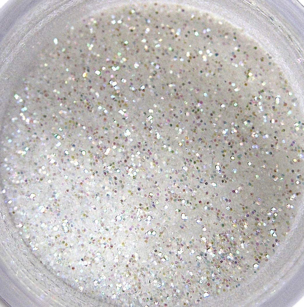 Luxe Cake frente del envase Rainbow Cake Glitter mostrando diseño y cantidad — acabado brillante