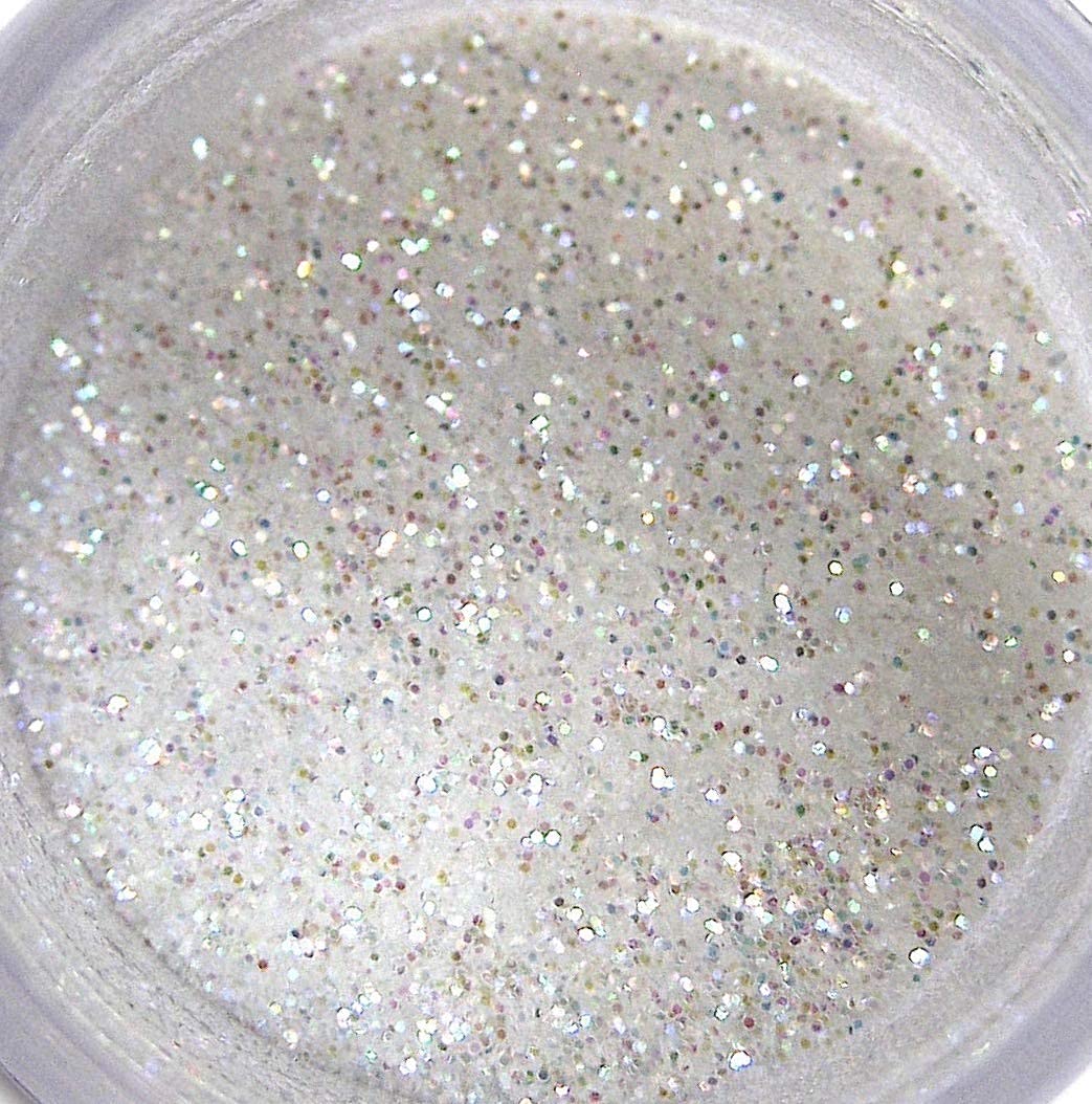 Luxe Cake frente del envase Rainbow Cake Glitter mostrando diseño y cantidad — acabado brillante