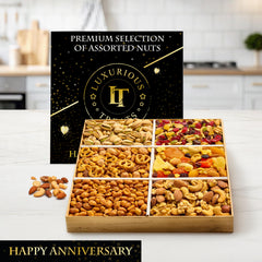Luxurious Treats pistachos tostados en su compartimento, crujiente y sabroso