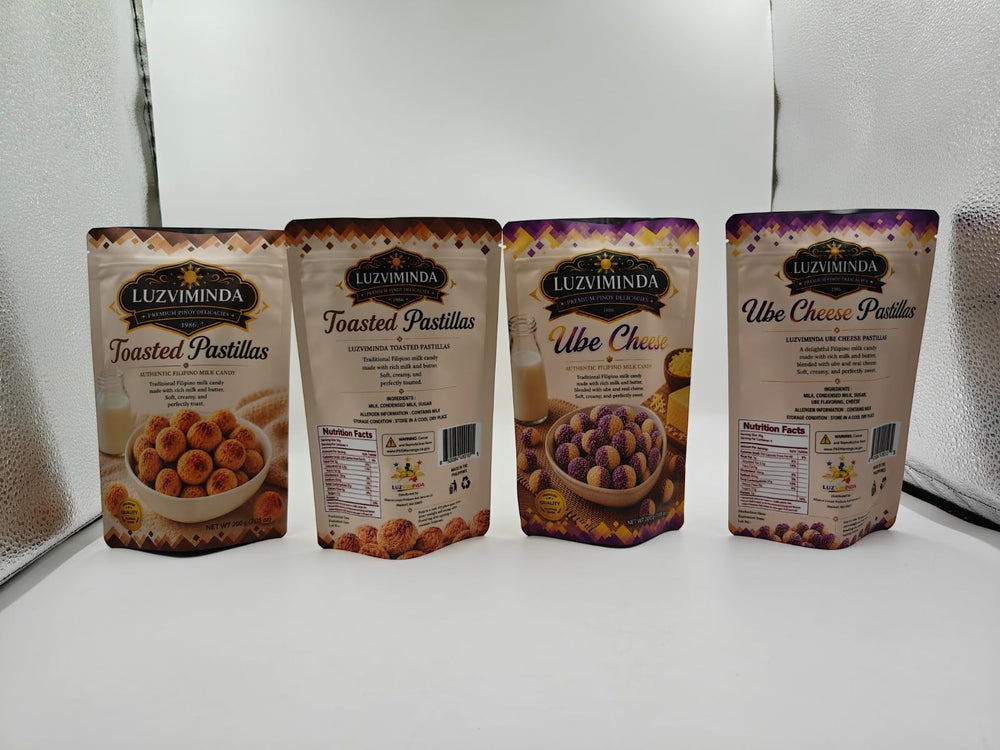 Luzviminda etiqueta y detalles del producto para información clara al comprador