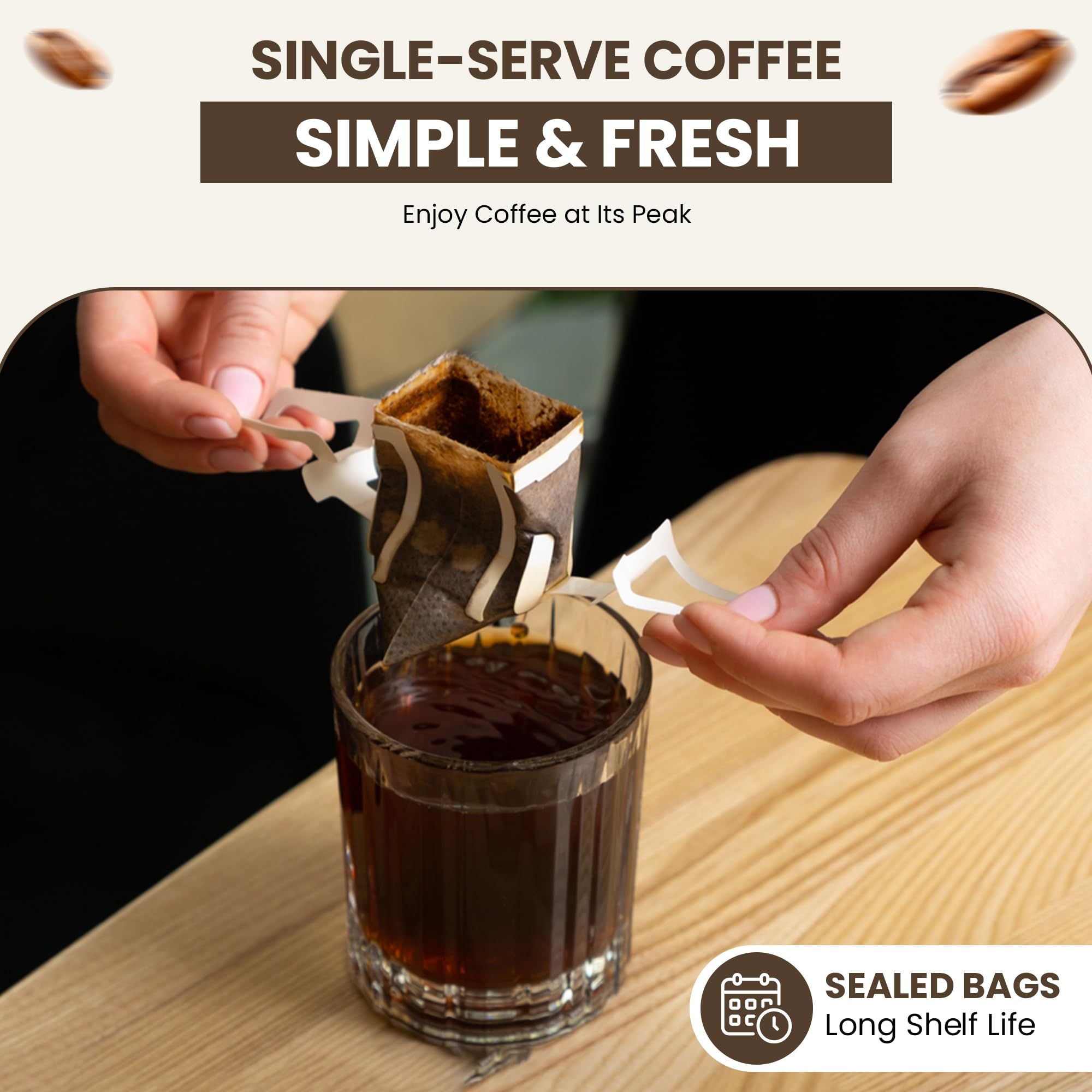 M MONDO uso en oficina para preparar café fresco al instante