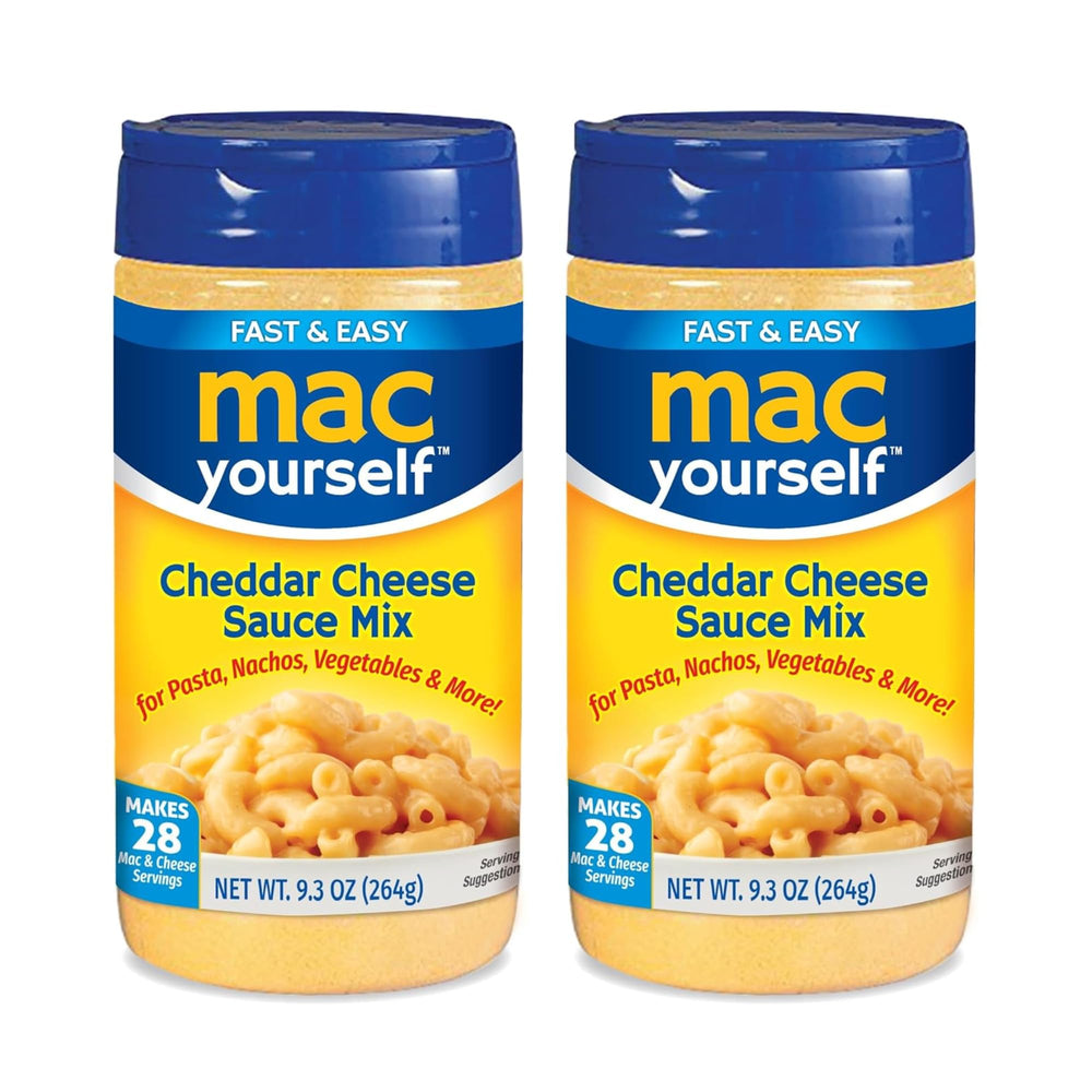 Mac Yourself frente del empaque mostrando paquete doble y tamaño práctico