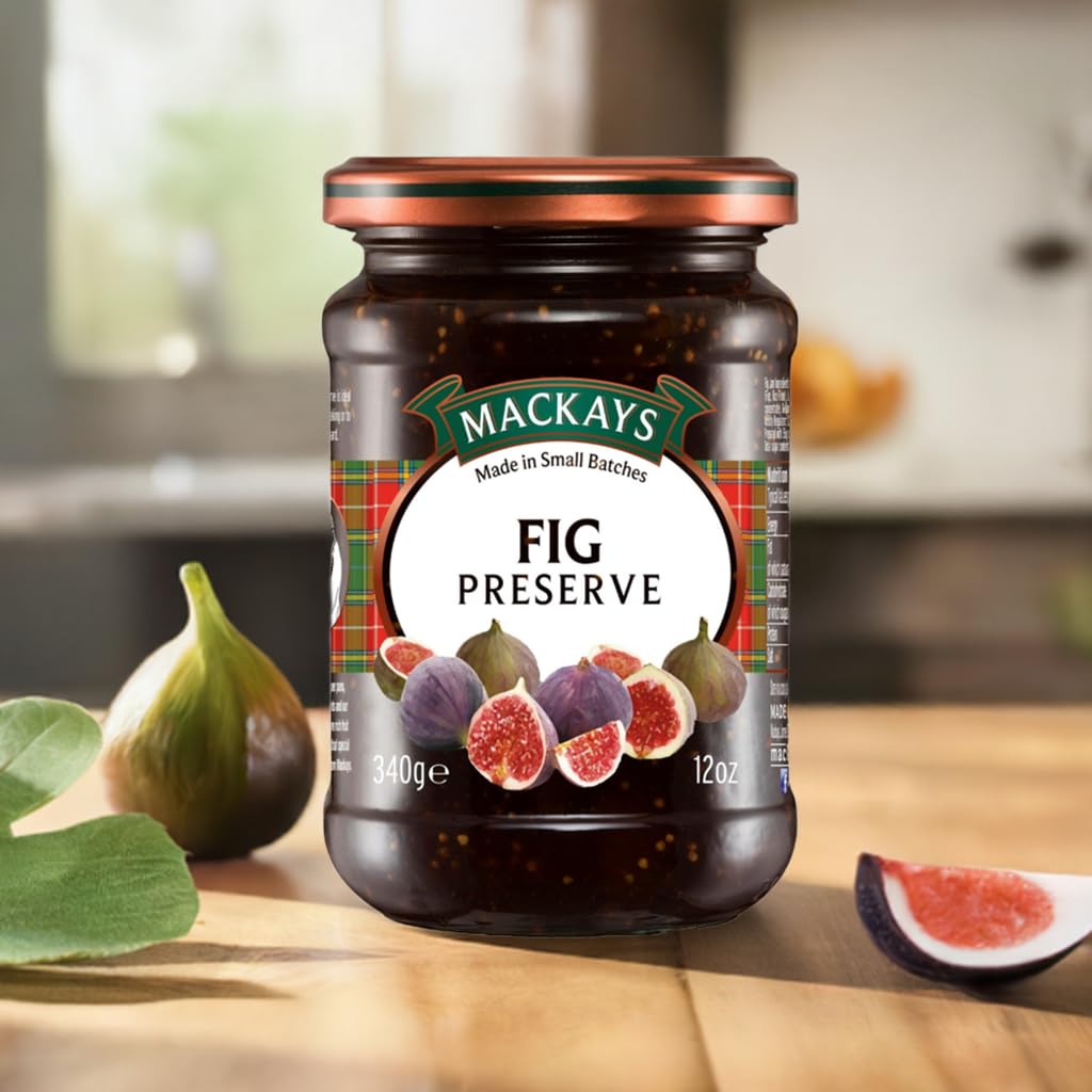 Mackays etiqueta en primer plano que destaca origen artesanal