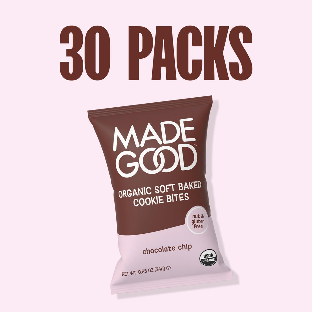 MadeGood galletas dentro de una lonchera, opción escolar segura