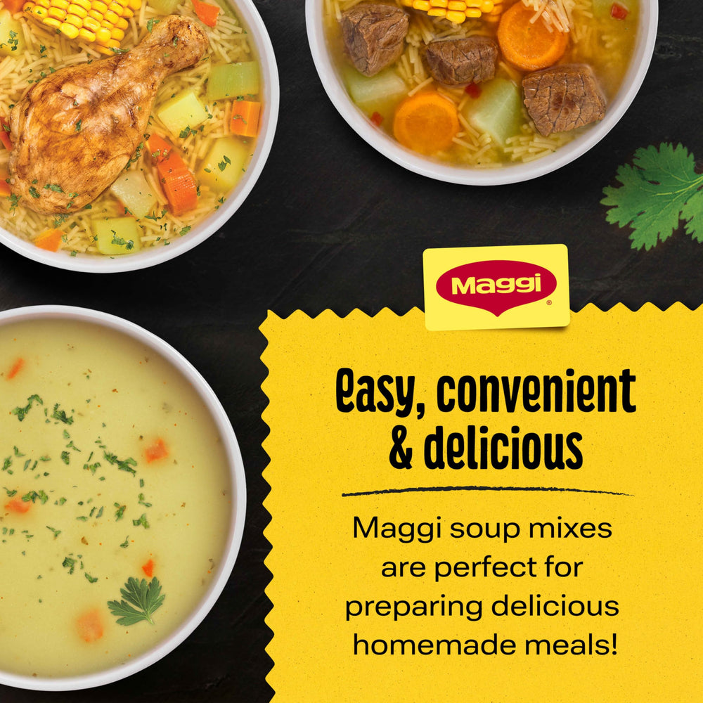 Maggi etiqueta del producto detallada, información clara y fiable