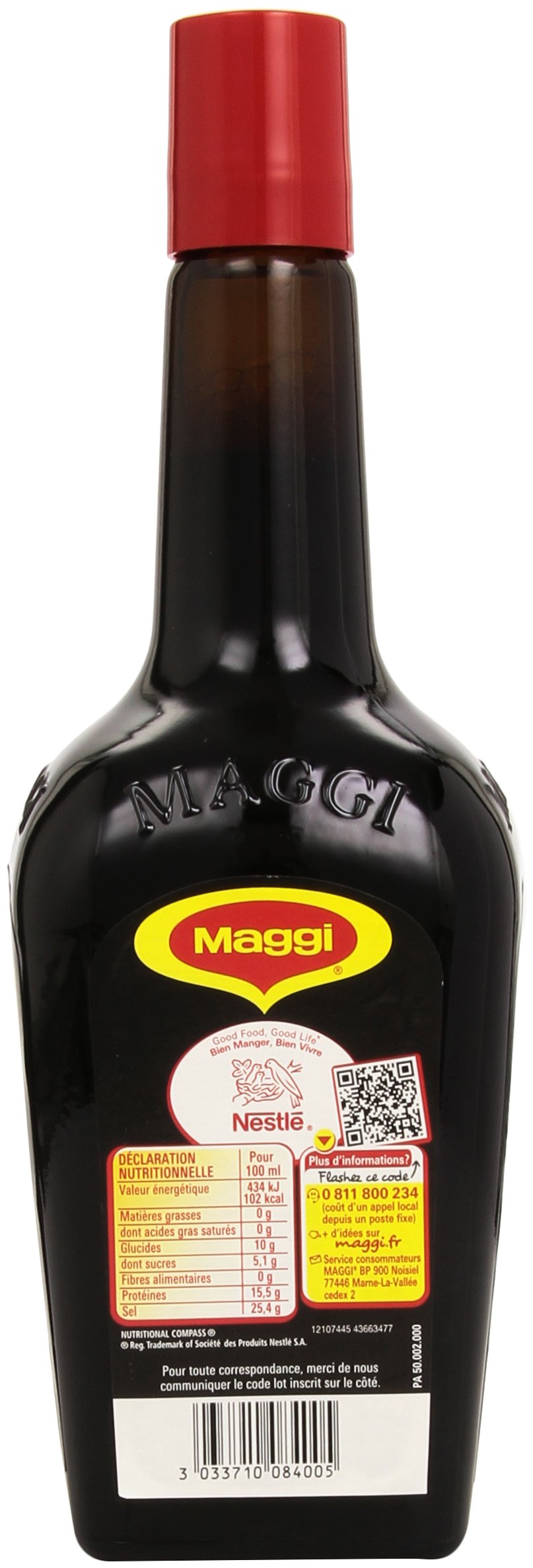 Maggi etiqueta con indicación de origen Francia y tradición