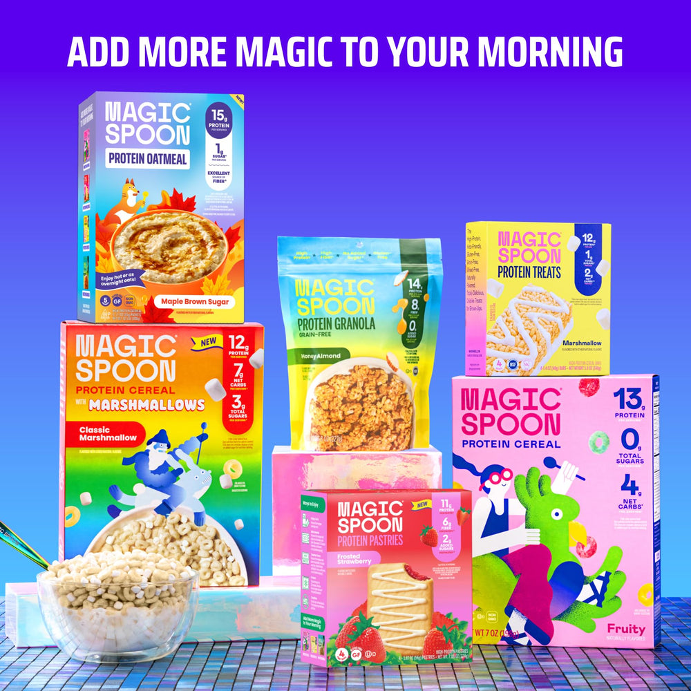 Magic Spoon escena de desayuno estilo vida resaltando conveniencia diaria