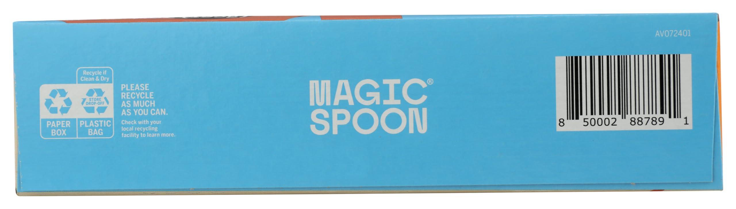 Magic Spoon porción servida en cuchara para valorar tamaño real