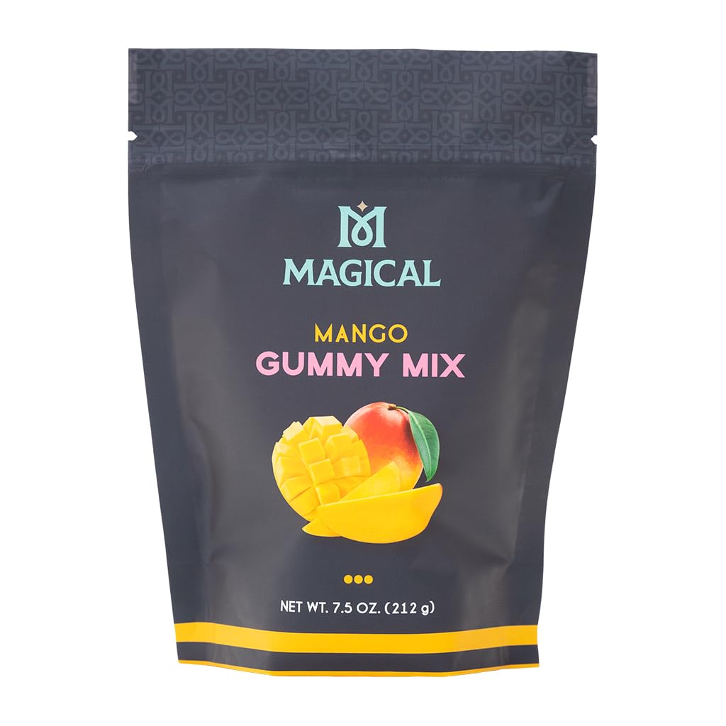 MAGICAL BUTTER bolsa frontal de mezcla mango, muestra clara y práctica