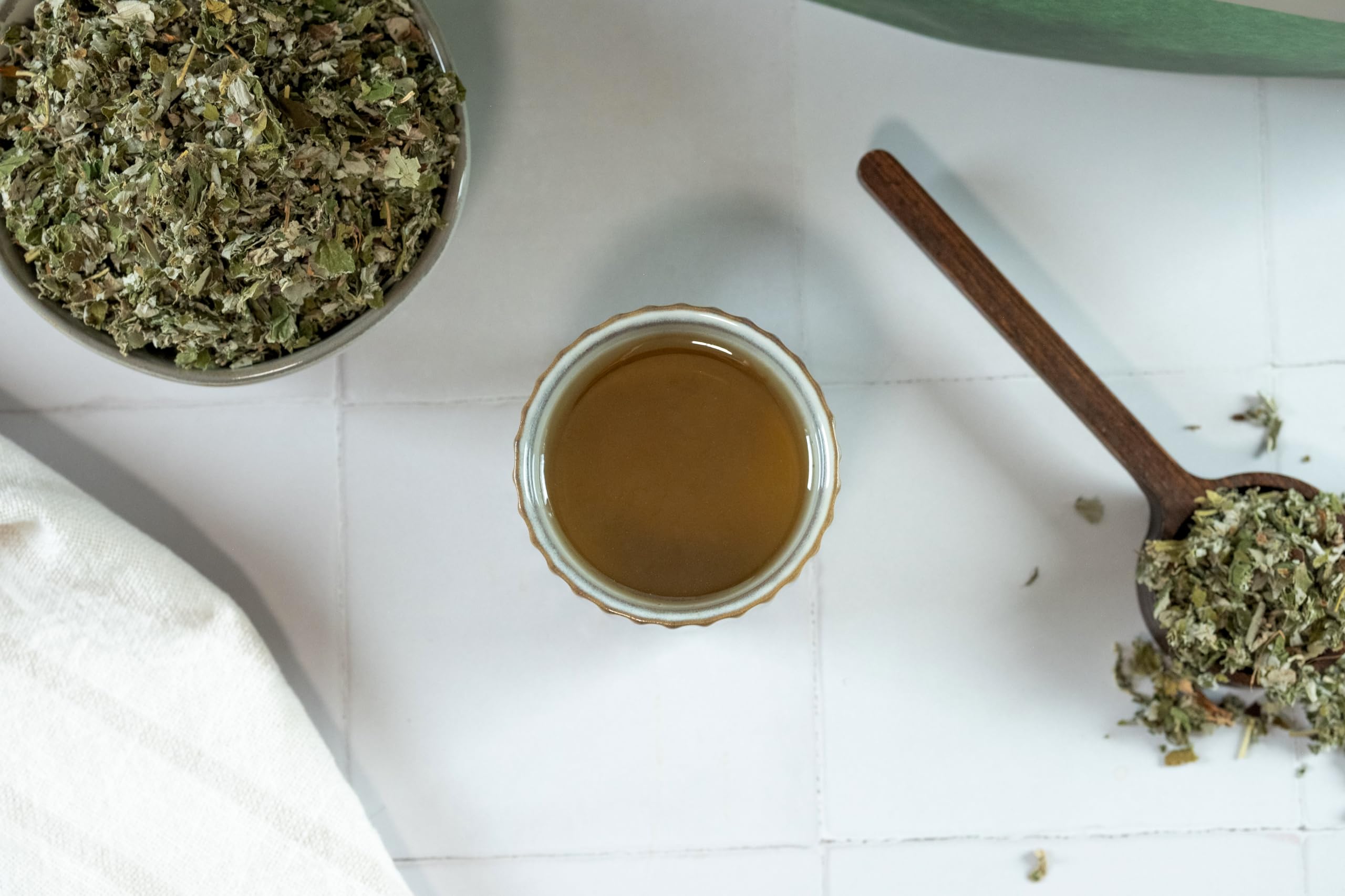 MagJo taza con infusión de hoja de frambuesa, bebida caliente reconfortante