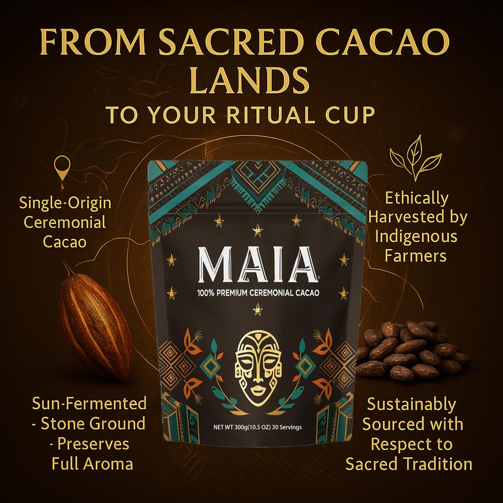 MAIA CEREMONIAL taza preparada para beber con ventaja de energía sostenida
