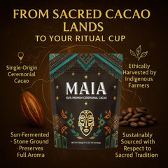 MAIA CEREMONIAL taza preparada para beber con ventaja de energía sostenida