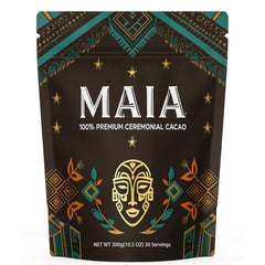 MAIA CEREMONIAL frente del envase mostrando sello orgánico y pureza