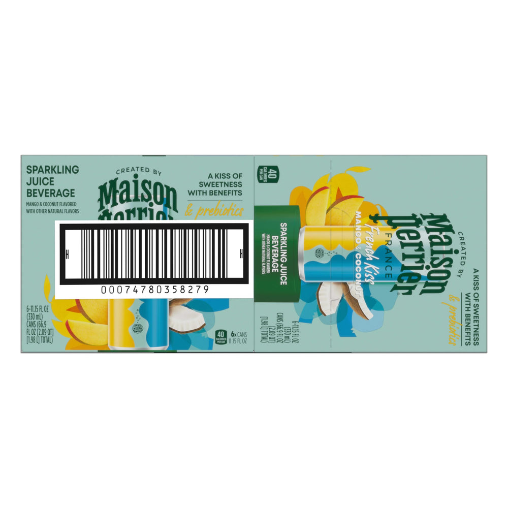 Maison Perrier caja de latas en presentación lista para regalar o almacenar
