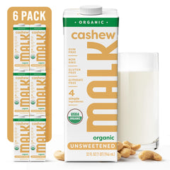 MALK frente pack de 6 envases 32oz mostrando diseño limpio y práctico