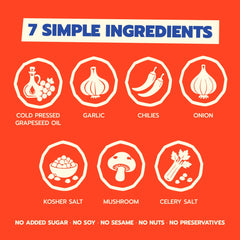 Mama Teav's salsa vertida sobre pizza aportando calor y crujiente