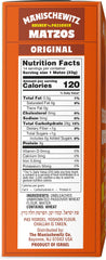 Detalle de la textura crujiente del matzo Manischewitz, ideal para recetas y acompañar platos