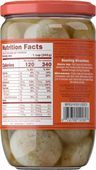 Manischewitz detalle de bolitas de matzo y caldo con textura casera