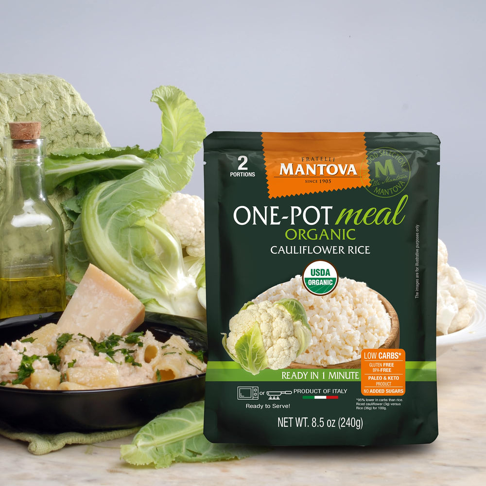 Mantova pack de seis bolsas mostrando almacenamiento para meal prep