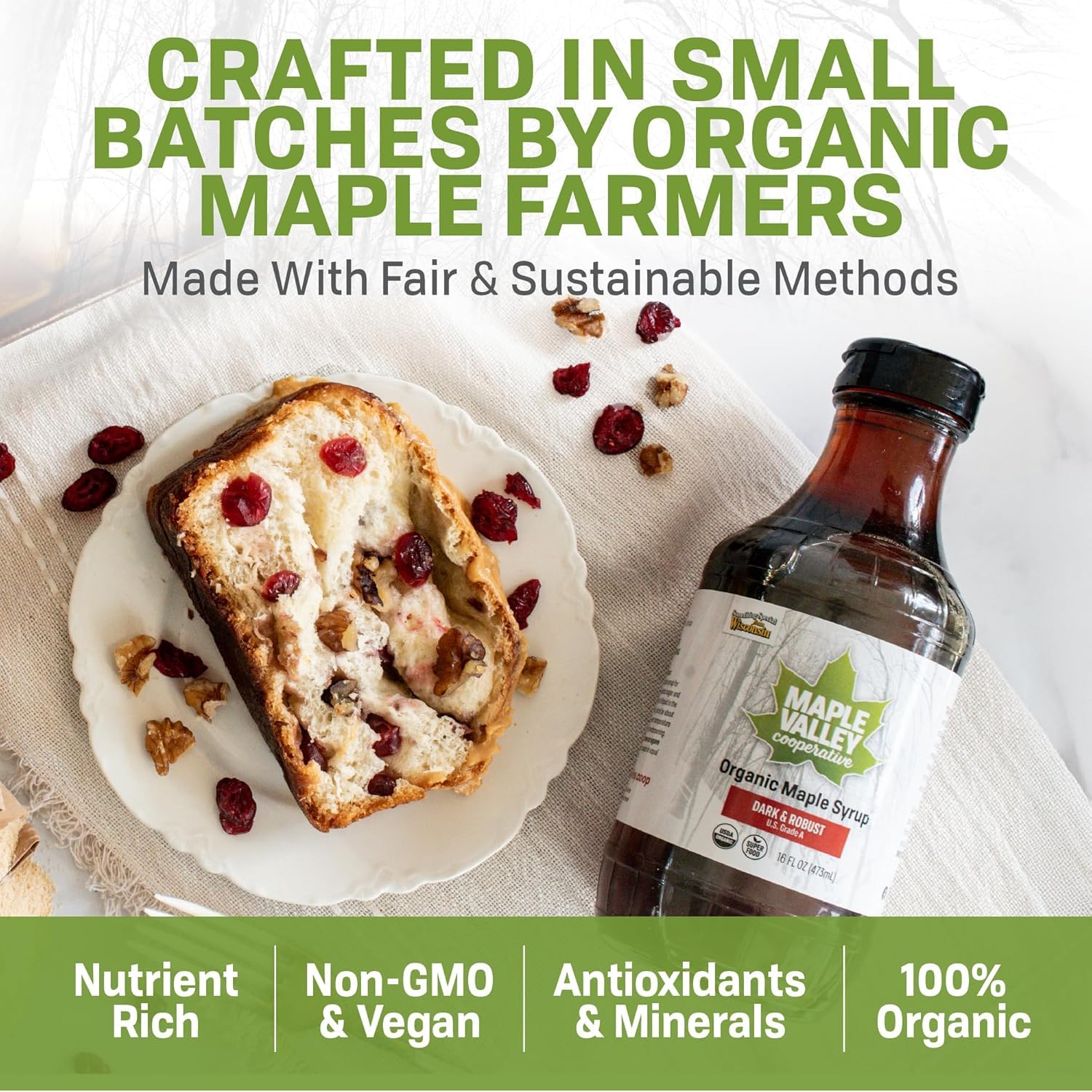 Maple Valley envase plástico BPA-free con tapa sellada segura