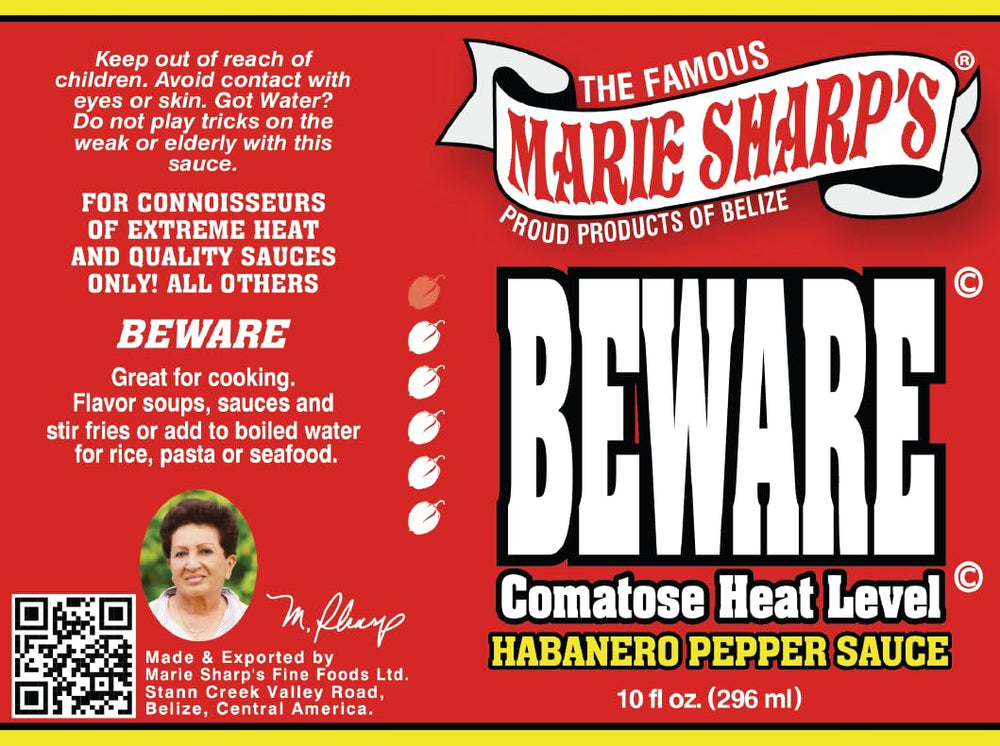 Marie Sharp’s pack de tres botellas ideal para uso frecuente
