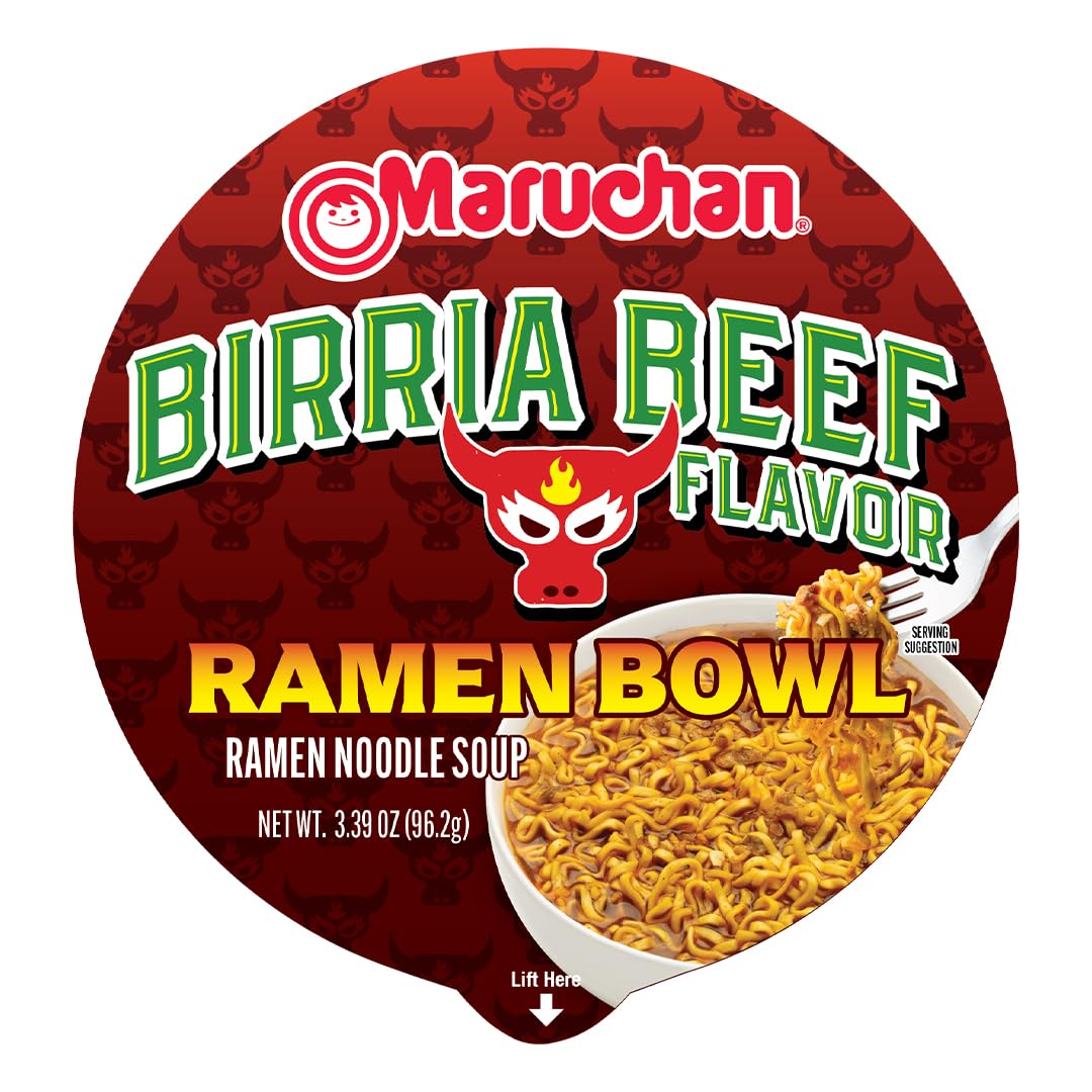 Maruchan tazón dentro del microondas listo, demostrando preparación rápida y cómoda