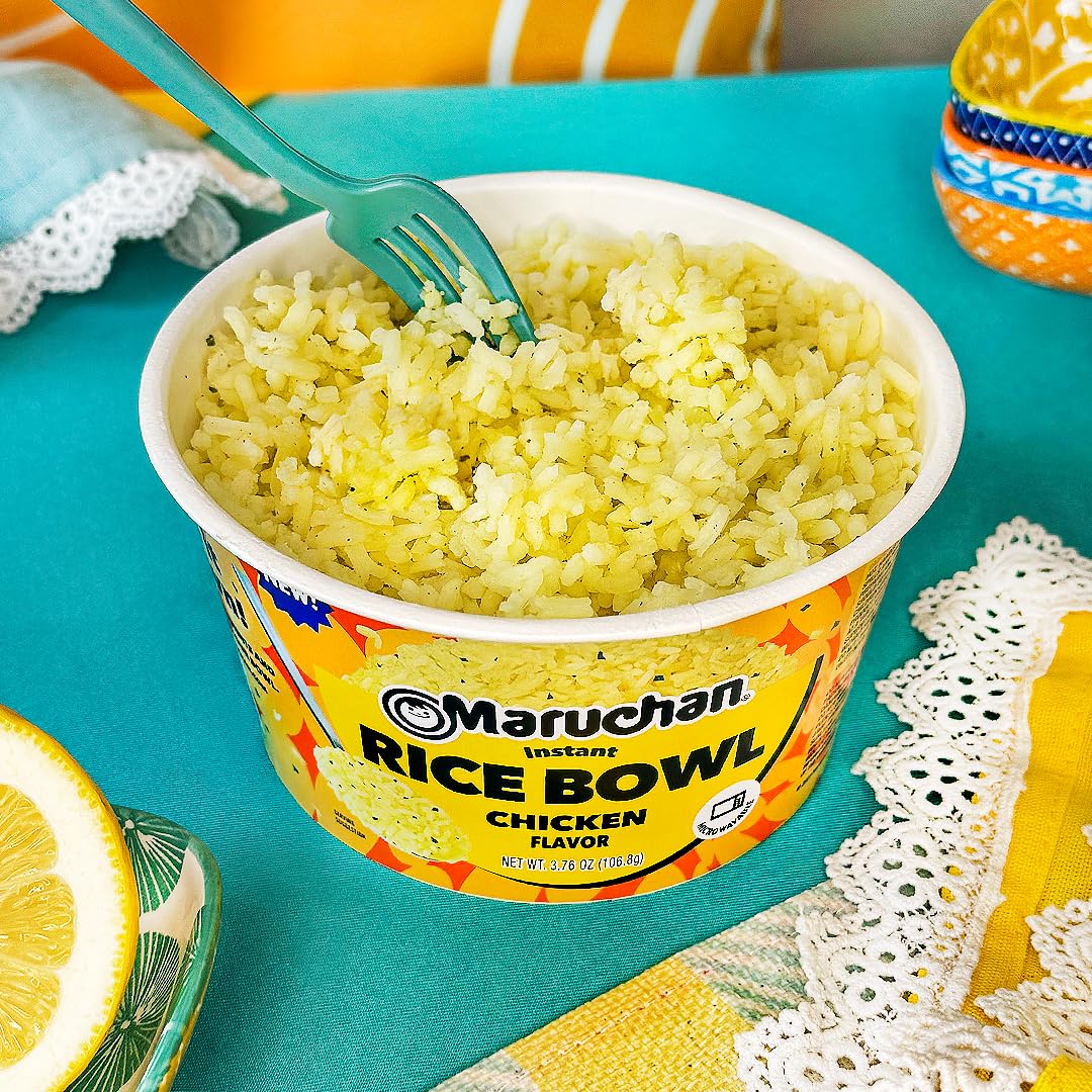 Maruchan bowl comparación de tamaño ideal para porciones individuales