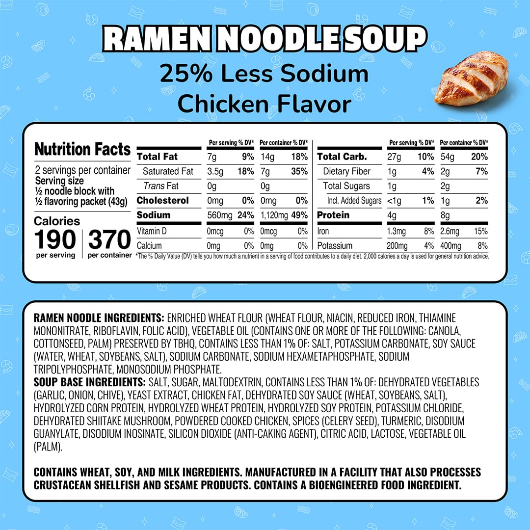 Maruchan paquete abierto con sobre de condimento listo para preparar y personalizar tu bowl