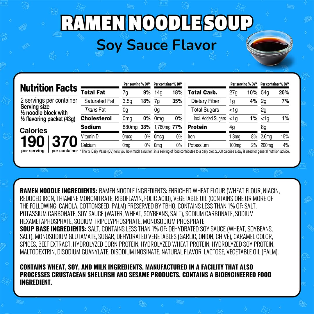 Maruchan sobre de condimento abierto mostrando la mezcla y sabor