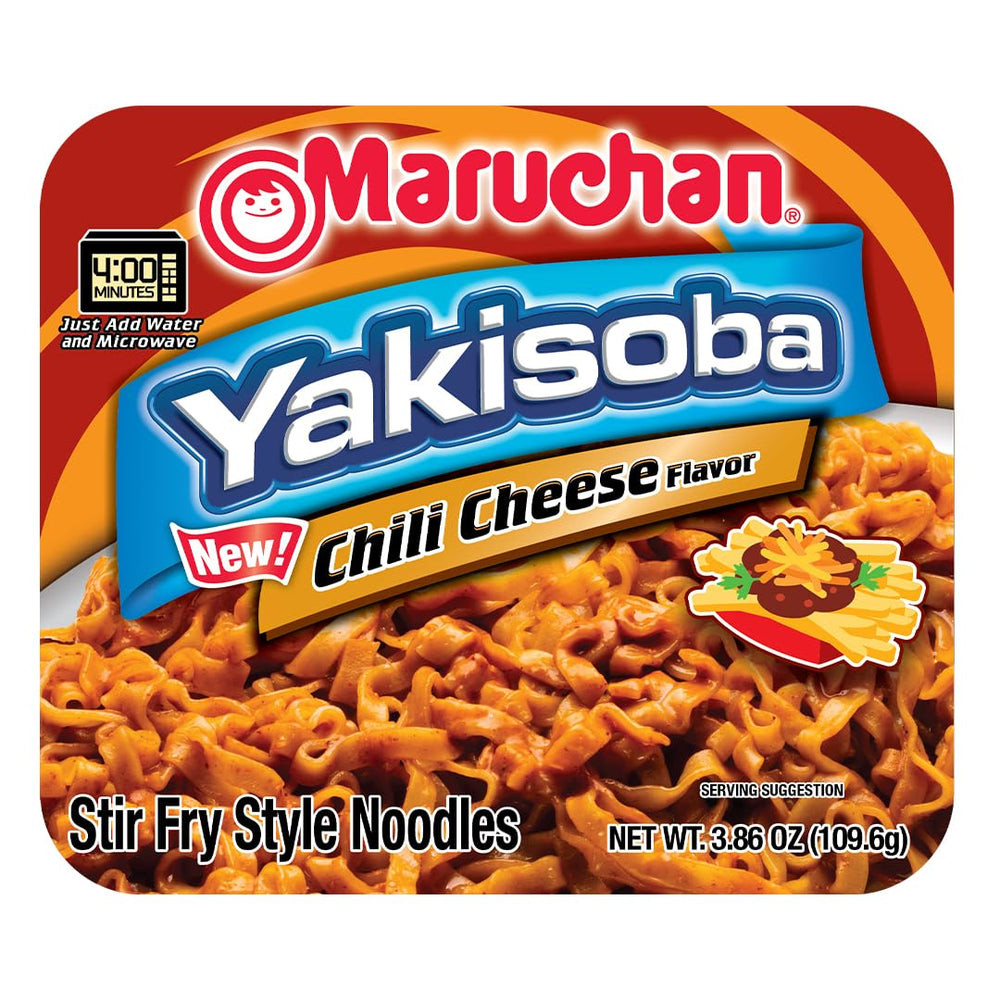 Maruchan Yakisoba servido en tazón listo para comer, conveniencia rápida