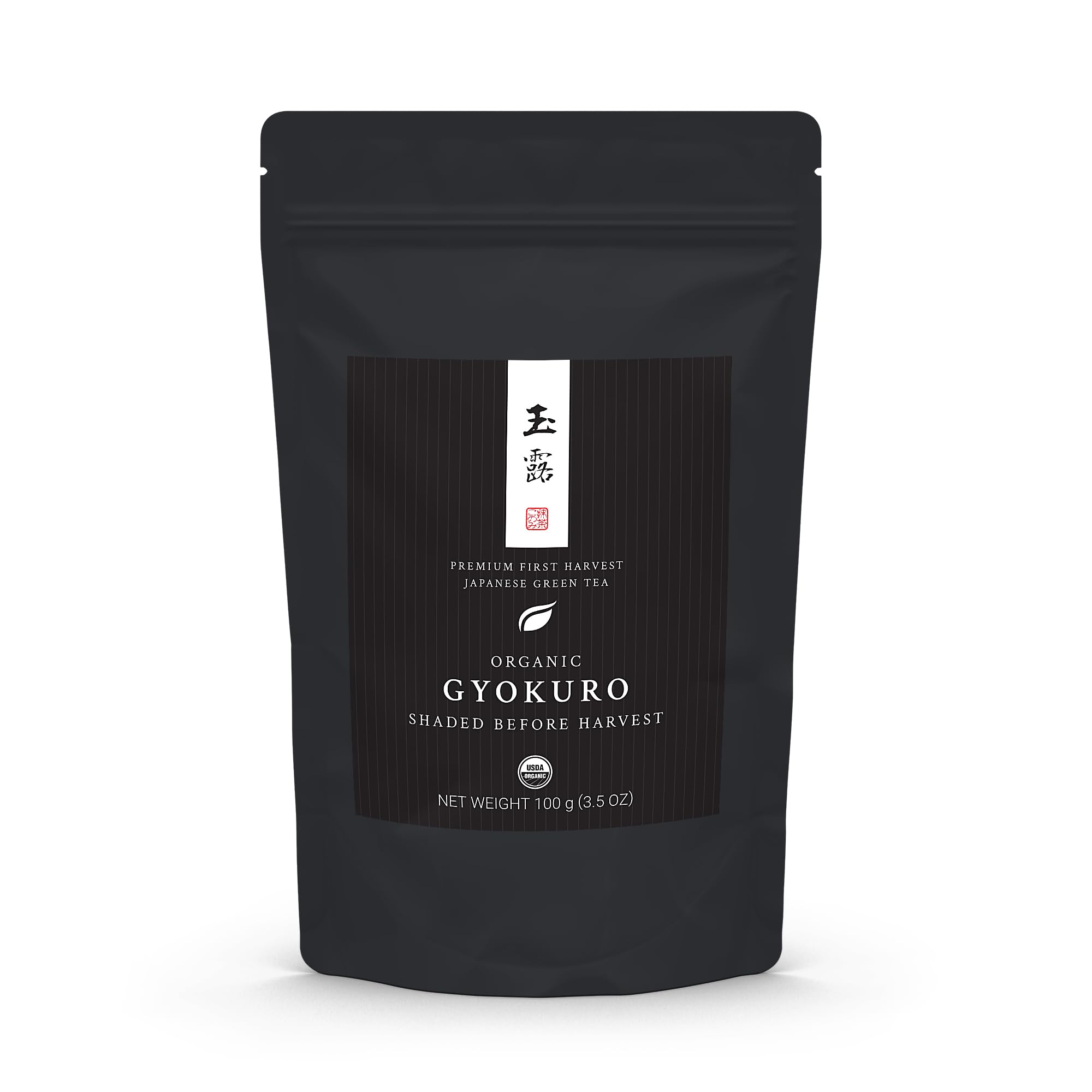 Matcha Konomi frente del empaque mostrando bolsa de 100 g y origen Kagoshima