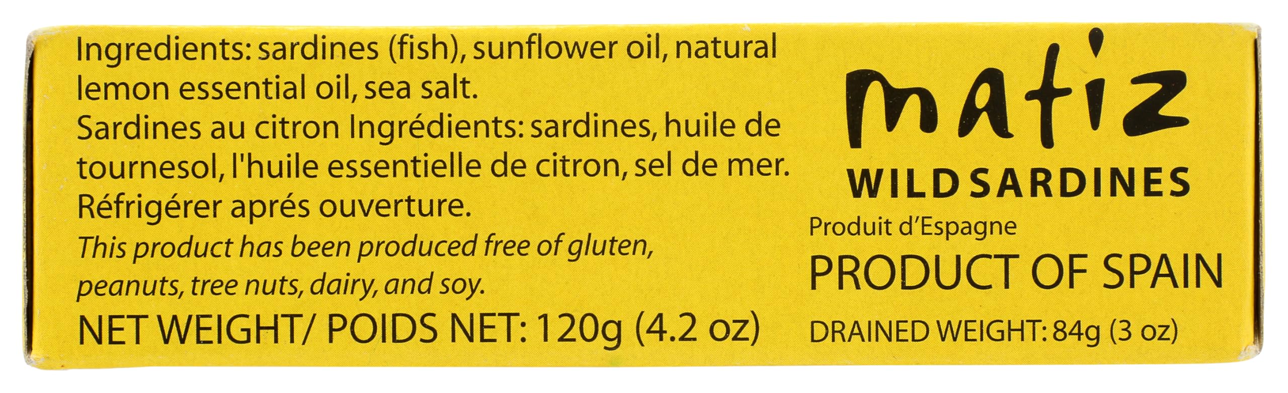 Matiz sardinas textura cercana que resalta ternura y jugosidad