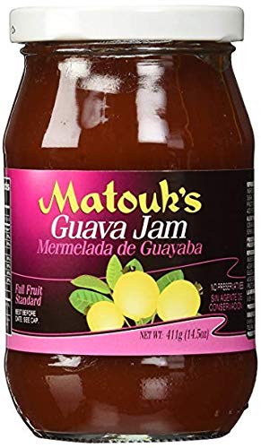 Matouk's tarro frontal de mermelada de guayaba, ideal para desayunos sabrosos