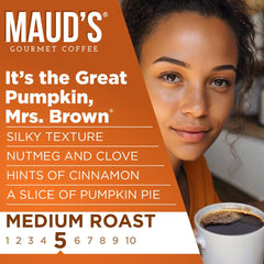 MAUD'S taza preparada con espuma y especias que resalta aroma reconfortante