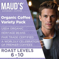 MAUD'S taza de espresso preparada demostrando cuerpo intenso y aroma