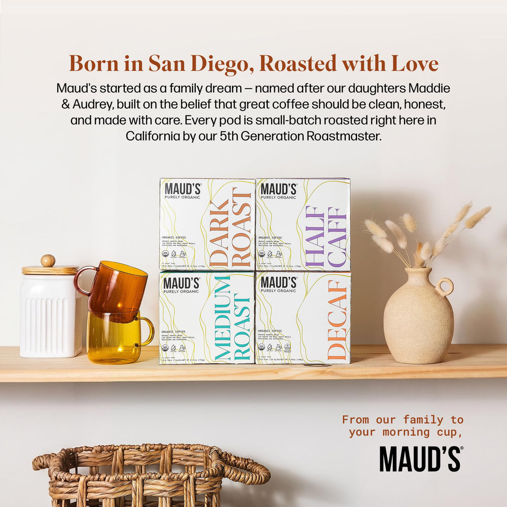 MAUD'S cápsulas en cocina estilo de vida, conveniencia diaria y sabor