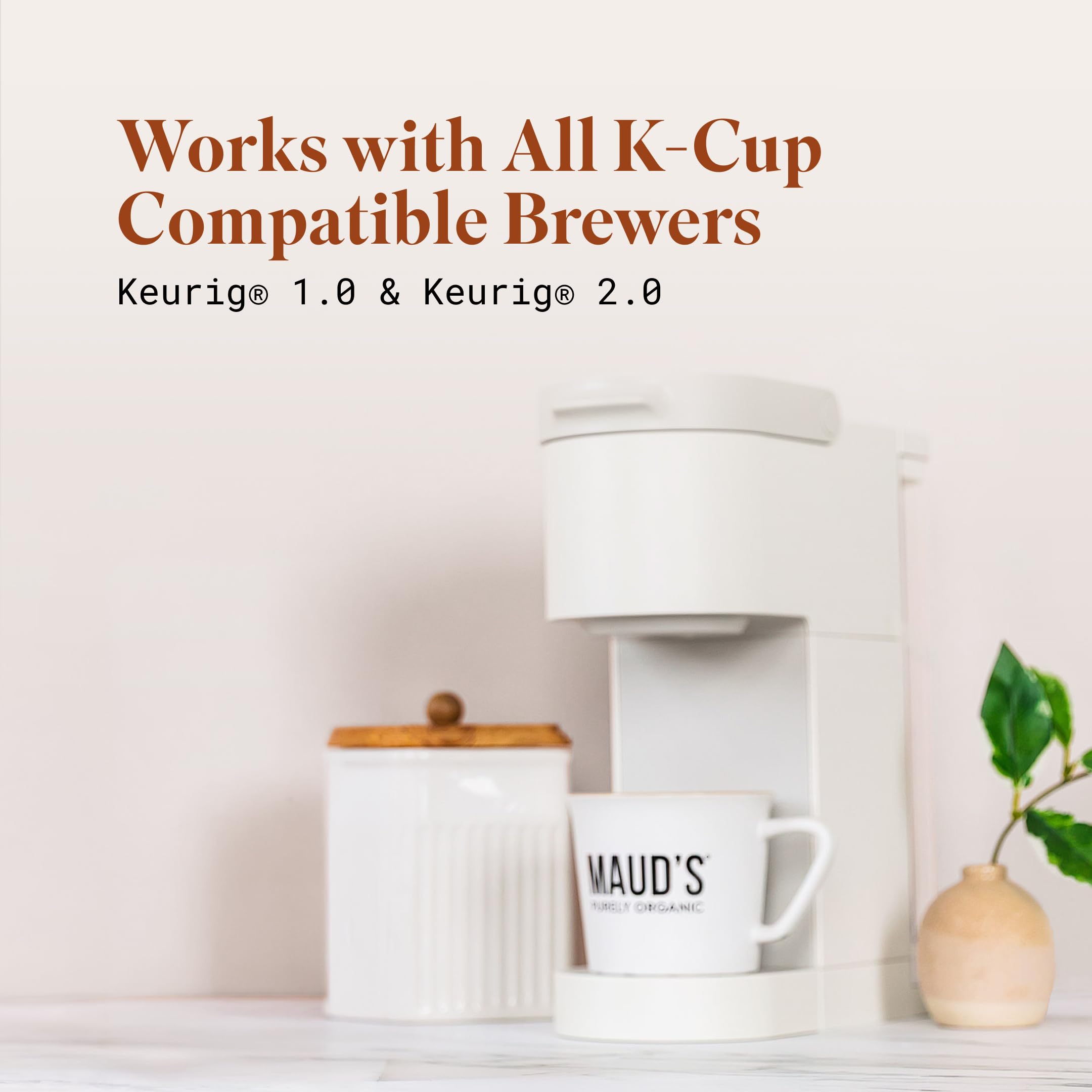 MAUD'S etiqueta USDA Organic destacada, certificado y confianza