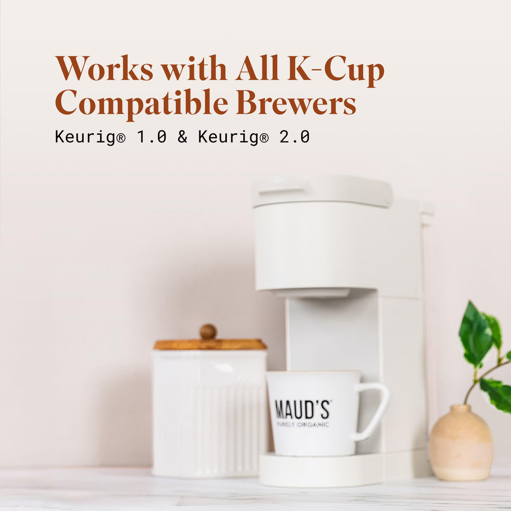 MAUD'S etiqueta USDA Organic destacada, certificado y confianza